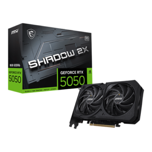 MSI RTX 5050 Shadow 2X OC 8GB GDDR6 Graphics Card